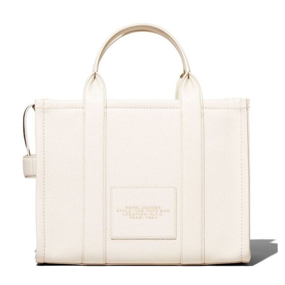 MARC JACOBS The Leather Medium Tote Bag – Cotton - Picture 2 of 10